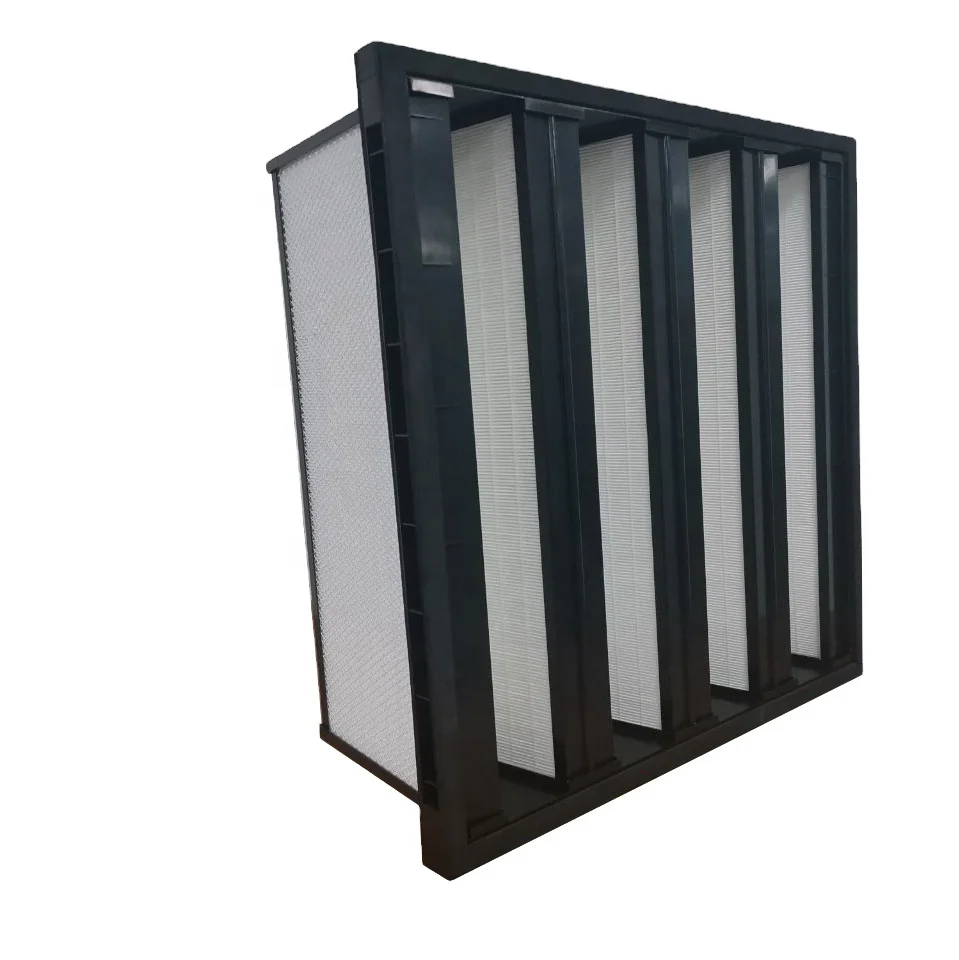 
Professional custom wholesale H13 H14 v shape hepa filter 