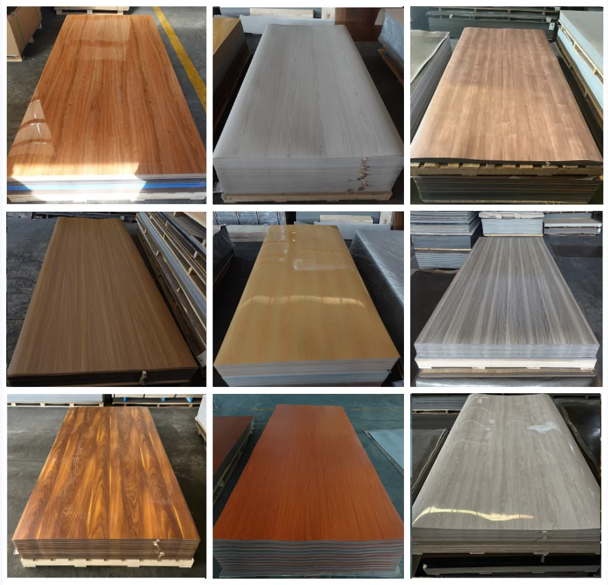 LESIFU 8854 Home Building Material Easy-to-Clean Cabinet Laminate Panel High Gloss Postforming HPL