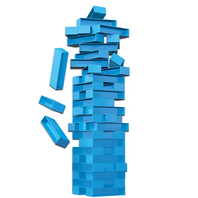 Classic Tower Stacking Board Math Games Building Blocks Education Toys For Kids