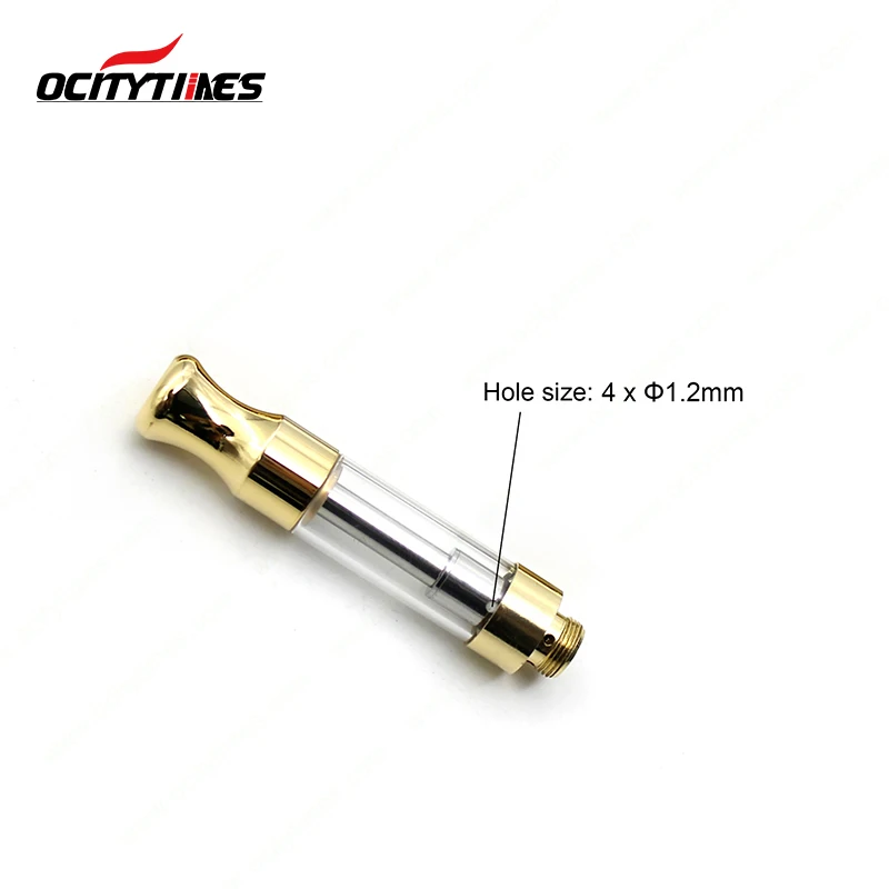 Hot 2019 wood tip ceramic coil vape cartridge glass