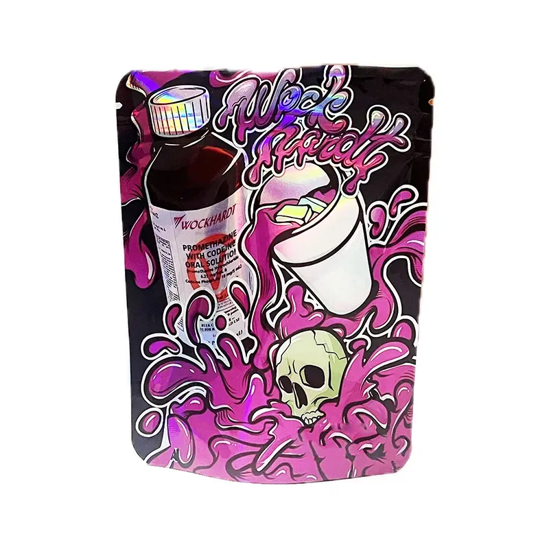 In stock Mett Candy cookie gummy smell proof 3.5g packaging ziplock mylar bags 100 pieces Price For small business