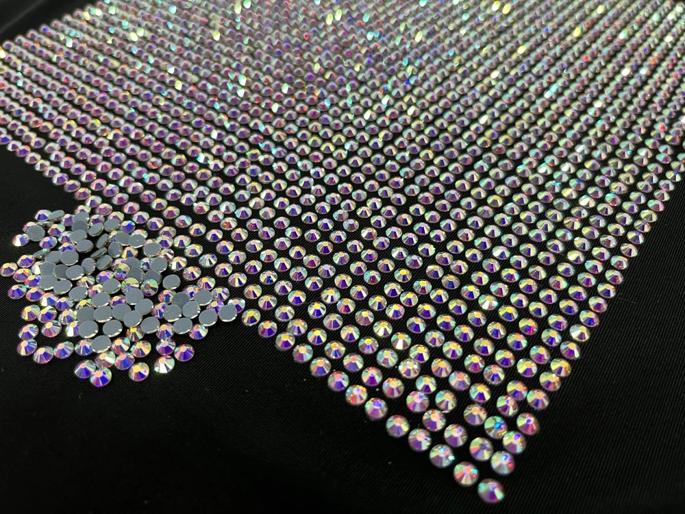 Lucky bulk top shine  ss6-ss50  12-16 cuts 70 colors rhinestones hotfix rhinestones  hotfix cristal  iron on rhinestone glass s