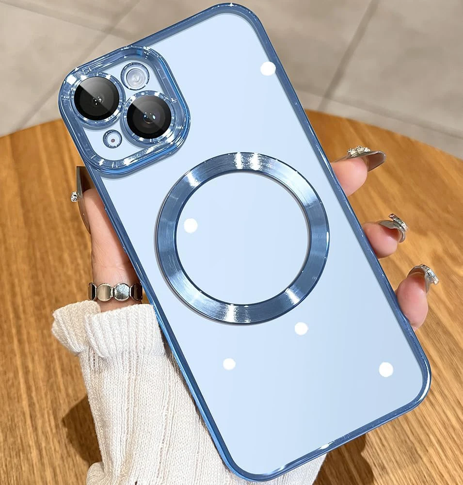 Best Price Electroplating Magnetic Mobile Phone Case TPU Soft Phone Cover For IPhone 13 14 15 16 Pro Max