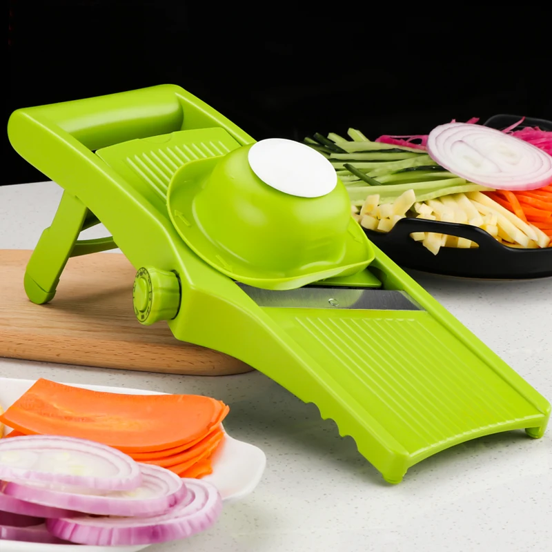 Hot Selling Wholesale Hand Operated High Quality Small Adjustable Mandolin Slicer Cutter and Grater for Home Kitchen Use