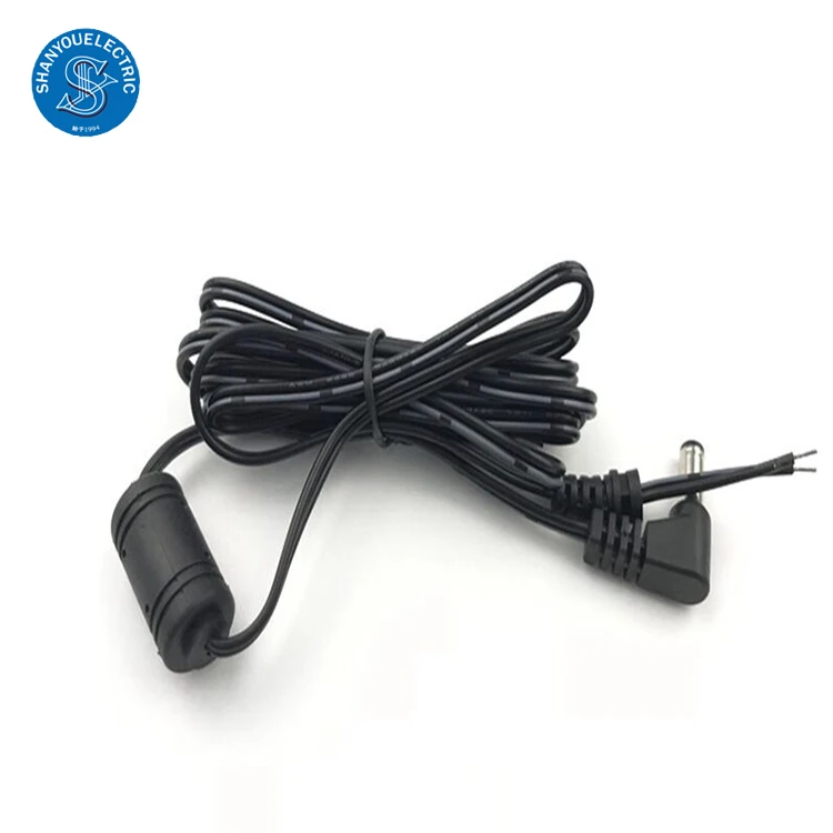 Custom dc power pigtail cable male female connector
