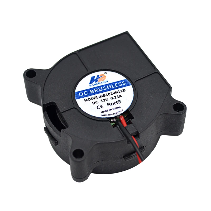 HangDahui 40mm dc air blower fan 5v 12v 24v ball blower fan motor 4020 40x40x20mm dc fan blower