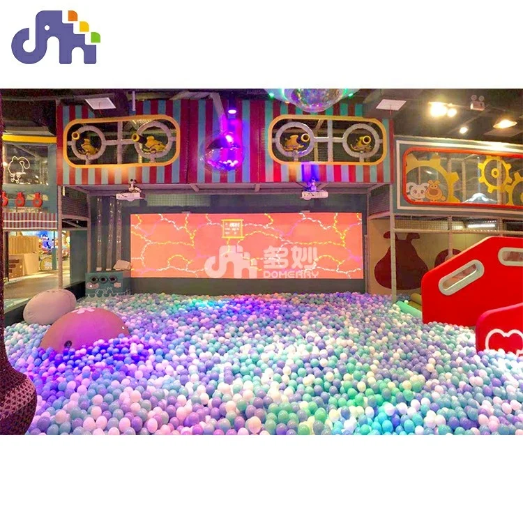 Commercial full customization theme park ball pool pit electric soft play kid playground indoor for sale