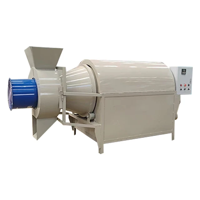 Multifunctional cow manure sludge chicken manure dryer stainless steel biomass wood chips sawdust rotary dryer