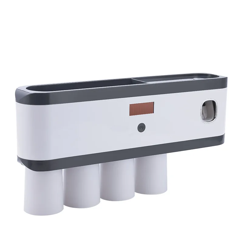 New Products Intelligent Sterilization Magnetic Suction Cup Smart Toothbrush Stand Holder Uv