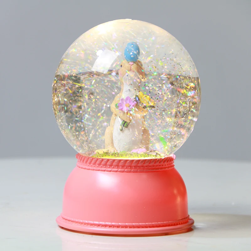 hot sale products 1L christmas lights warm white LED crystal ball lights party holiday decoration