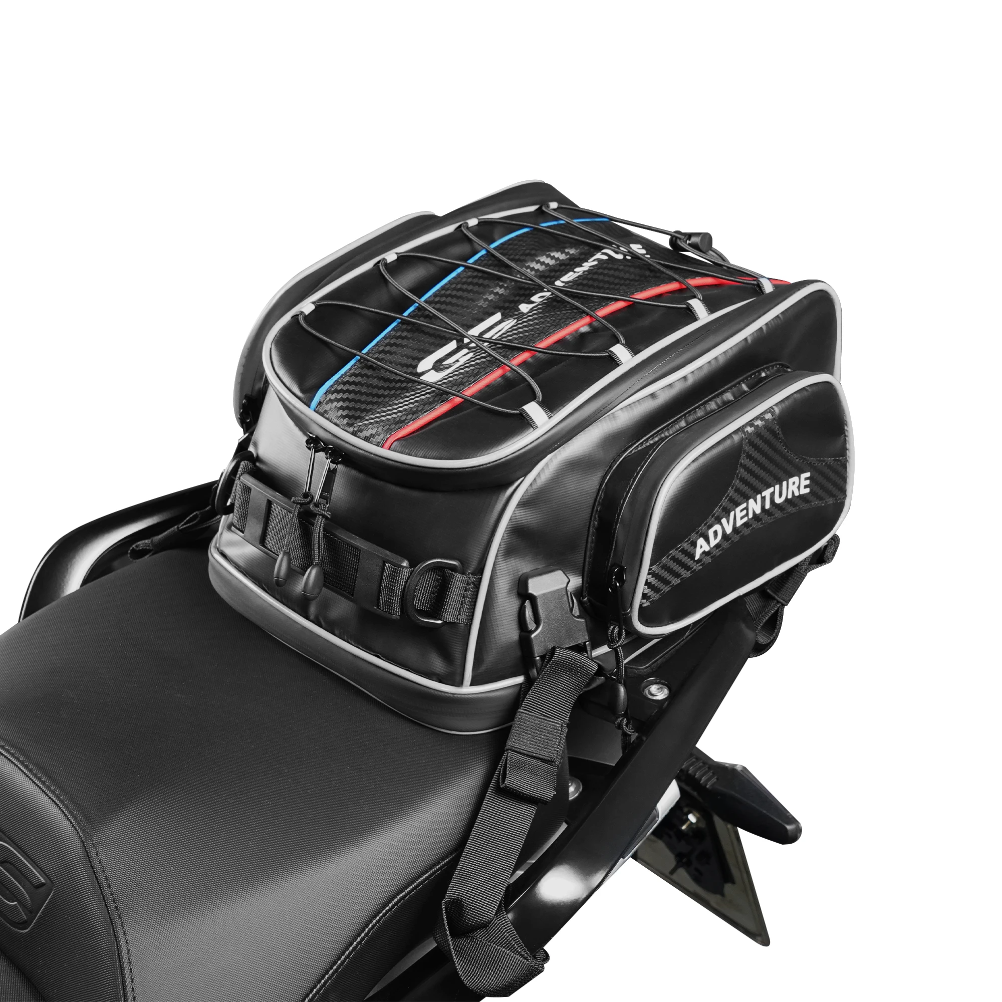 NiceCNC PVC Fabric Waterproof Motorcycles Rear Tail Seat Bags For BMW R1200GS R1250GS F850GS F750GS LC /Advenutre