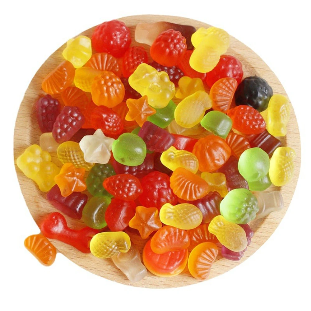 Amos OEM ODM Private Label Halal Candy Fruit Flavors Cherry Shape Sweets Jelly Gummy Candy