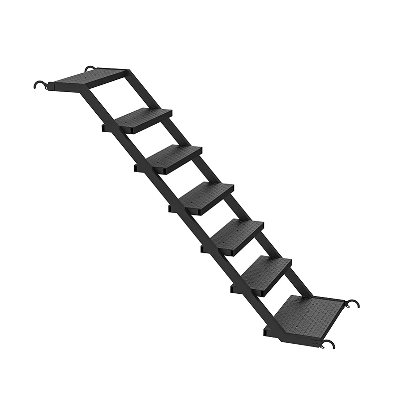Q235 Steel Ladder Scaffolding Stairs Steps Layher Parts Custom Size