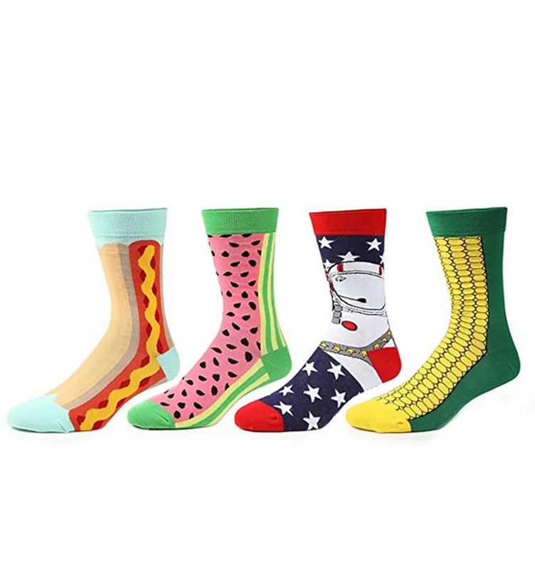 
Custom Asian Boy Cute Cartoon Dress Seamless Toe Socks 