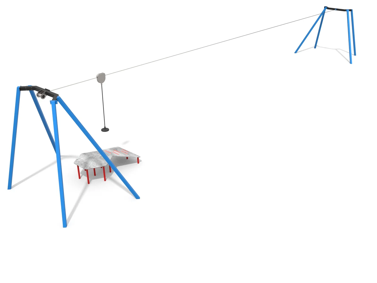 commercial play recreation equipment playground zip line amusement rides small house zip line playground for kids