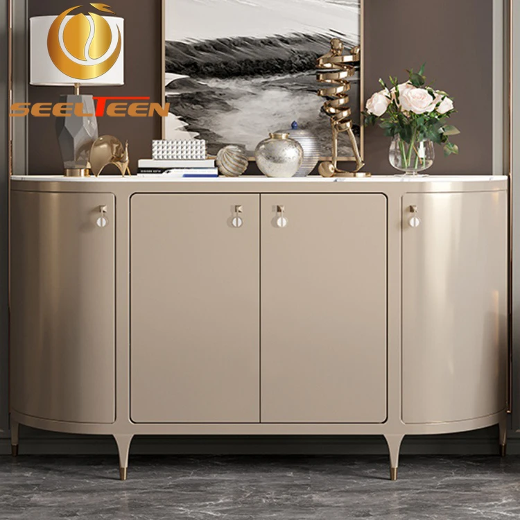 Wholesale Low MOQ Design Sideboard Buffet Table Luxury Console Table
