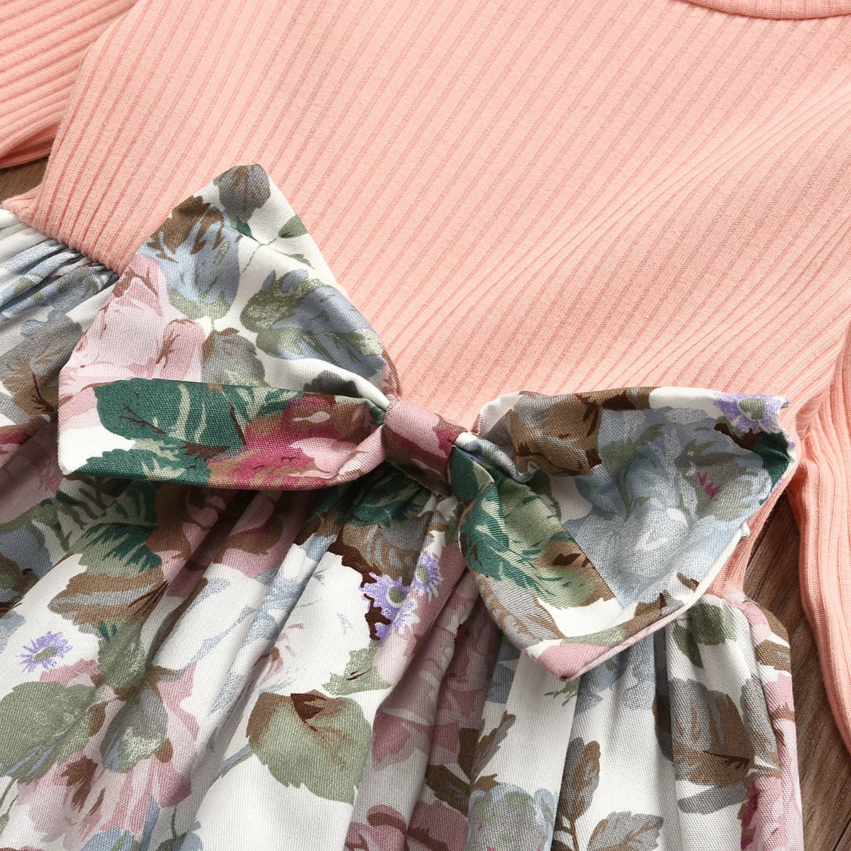 Модная Осенняя новая детская одежда платье с принтом в полоску для маленьких девочек