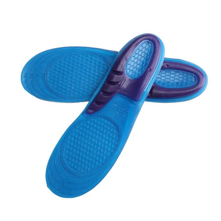 shock absorption silicone Sports GEL shoe insole