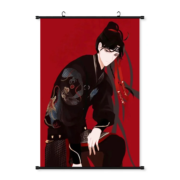 Висячий баннер из винилового материала декоративные аниме подвесные плакаты на