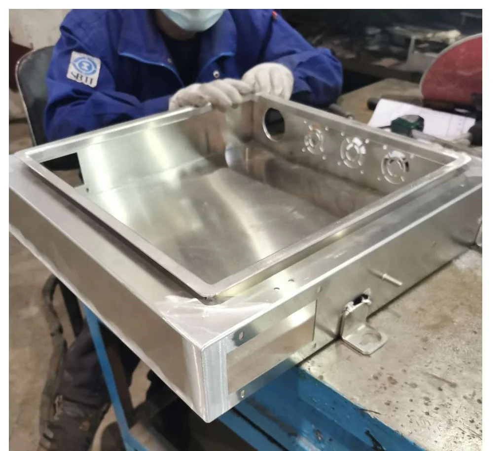 aluminum welding stainless steel bending stamping parts powder coating sheet metal fabrication