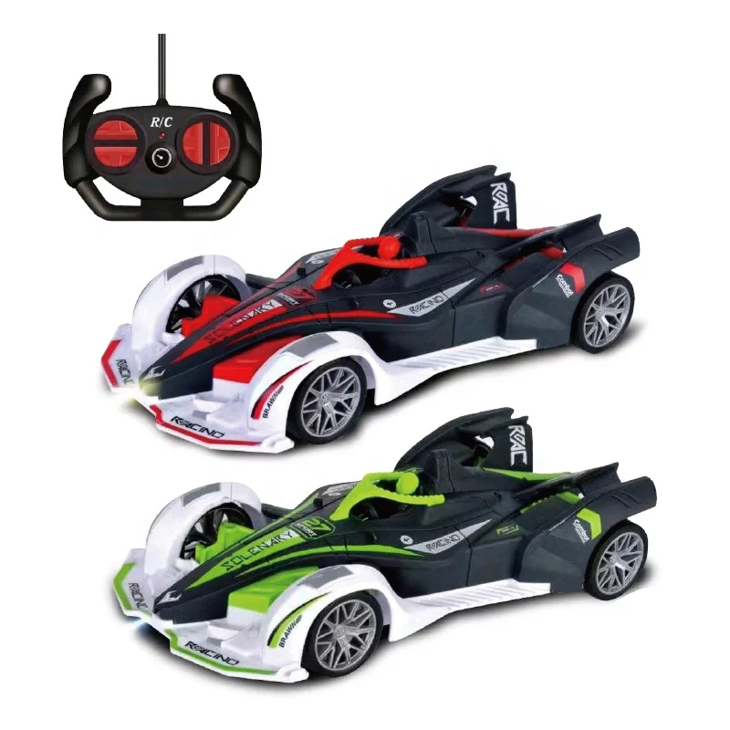 27MHZ 4-Way Formula Racing RC Car and Trucks with Light High Speed RC Car 2 Color Mixed Packing Best Gift for Kids