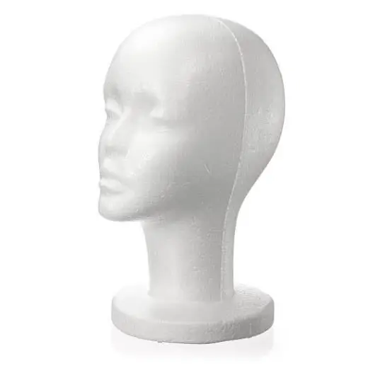 Wholesale Styrofoam Wig Display Mannequin Head