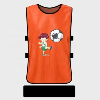 
Professional custom manufacturer cheap sublimation soccer vest reversible sports football running training mesh bibs 