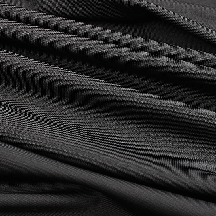 China Manufacturer Stretch Black 95 Viscose 5 Dubai Polyester Fabrics Spandex For Sale