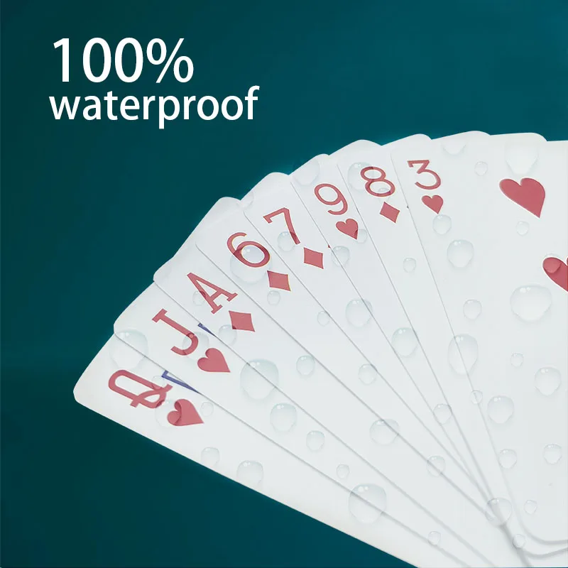 Quality Custom New Material  Ruggedly Built Specially Designed To Withstand Impact Waterproof Soft Surface Durable Poker Cards