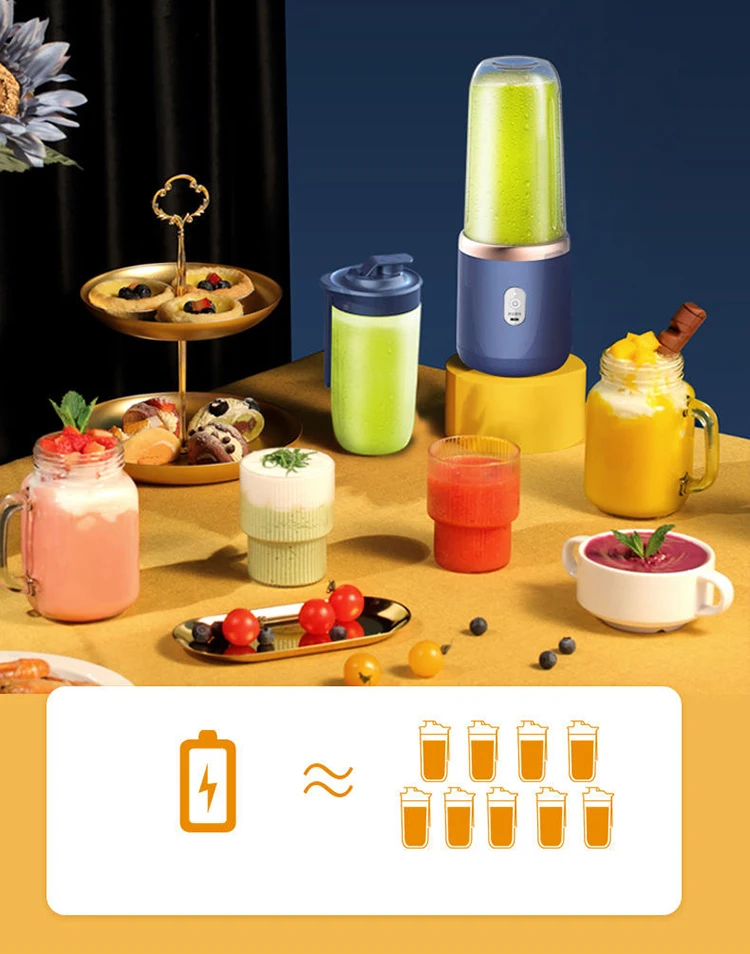 Wireless National Fruit Fresh Juice Cup Smoothie Orange Machine Personal Mixer Mini Best Portable Bottle Blender and Juicer