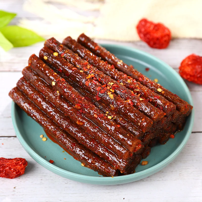 28 г оптовая продажа пряные закуски иностранные вкусная уличная еда Детская сумка для закусок Халяль пряный батончик глютен латяо