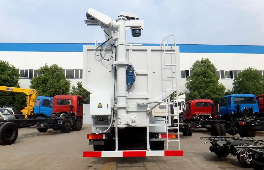Dongfeng 40m3 сыпучих кормов грузовик/20 тонн основной канал транспорта грузовик с электрическим стартером земельный шнек сверлы