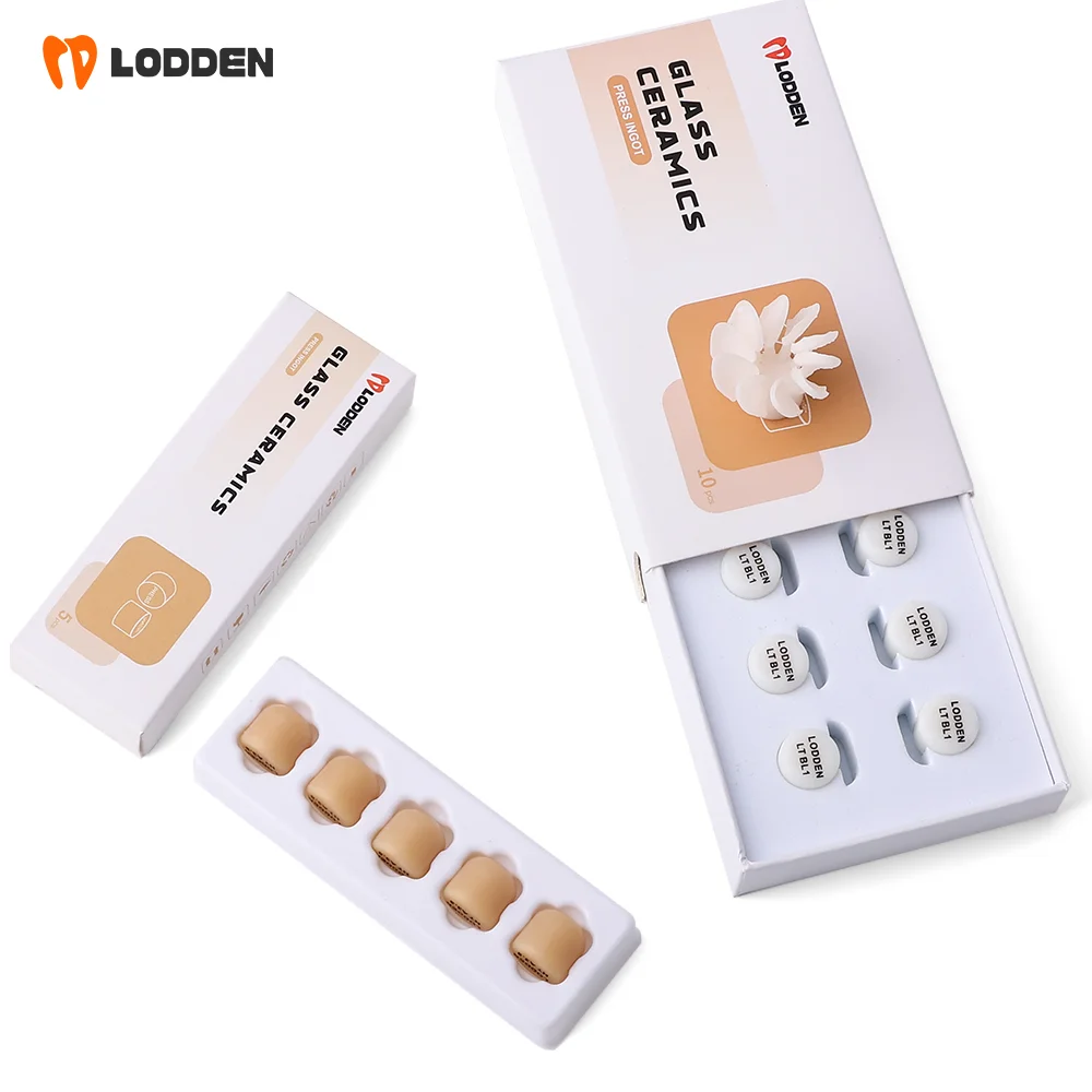 LODDEN Dental Lithium Disilicate Glass Ceramic Press Ingot Dental Ceramic Press Ingots press