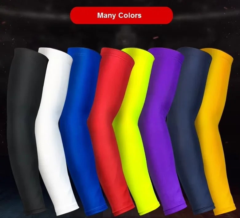 Baseball Sports Arm Sleeve Compression Comfortable Breathable Non slip Basketball Cycling Anti UV Arm Sleeves