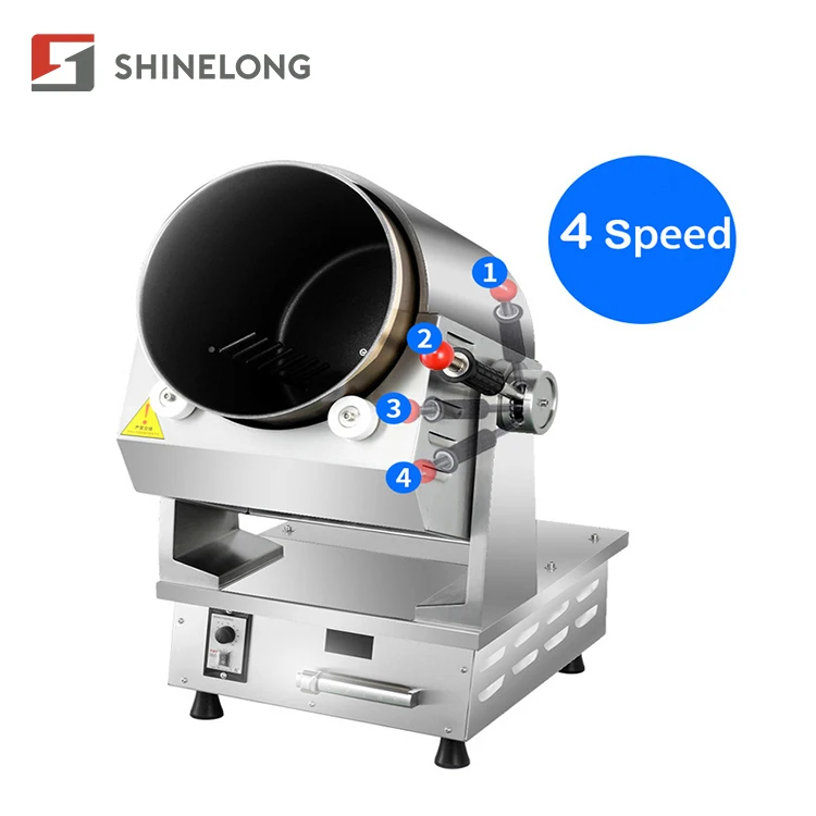 Shinelong Rotating Smart Robot Cooker Wok Chef Automatic Cooking Machine Restaurant Fried Rice Machine Intelligent Cooking Robot