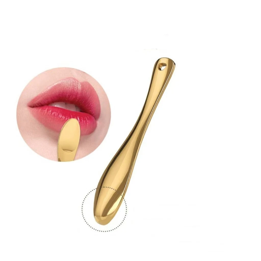 Latest and Hot selling Reusable Skin Care Tool Facial Scoop Mini Metal Cosmetic Spatula
