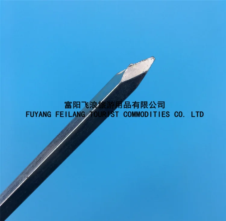 16cm 7-Shaped Iron Hook Outdoor Camping Nails Tent Pegs