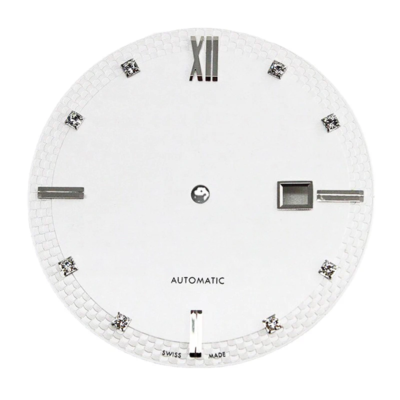 Professional watch accessories factory diamond rivet scale hydraulic screen calendar window literal watch face