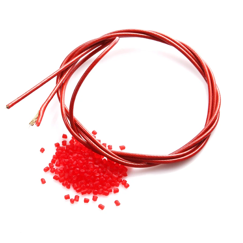 Polyvinyl chloride compound 100% pure PVC plastic Raw material granules for cable and wire