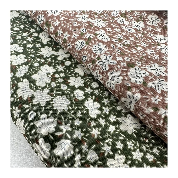 100% из полиэстера четырехсторонняя шифоновая атласная ткань с цветочным принтом материал для платья одежды