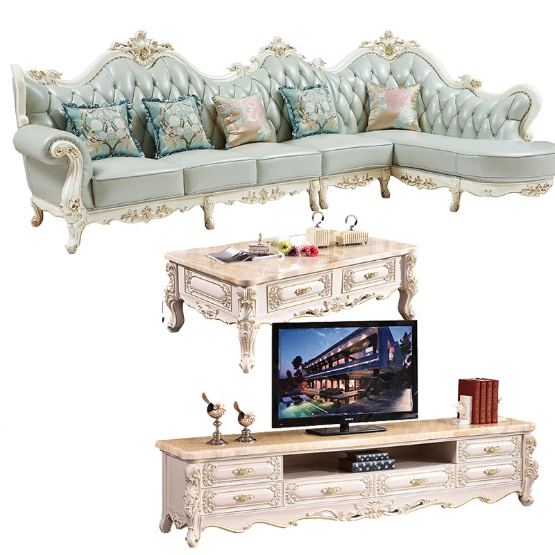 hotel germany living room wooden leather sofa design