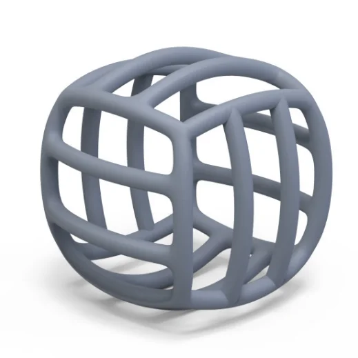 Ages 6 Months+ BPA Free Silicone Soft Ball Easy to Hold  for Baby sensory teether toy