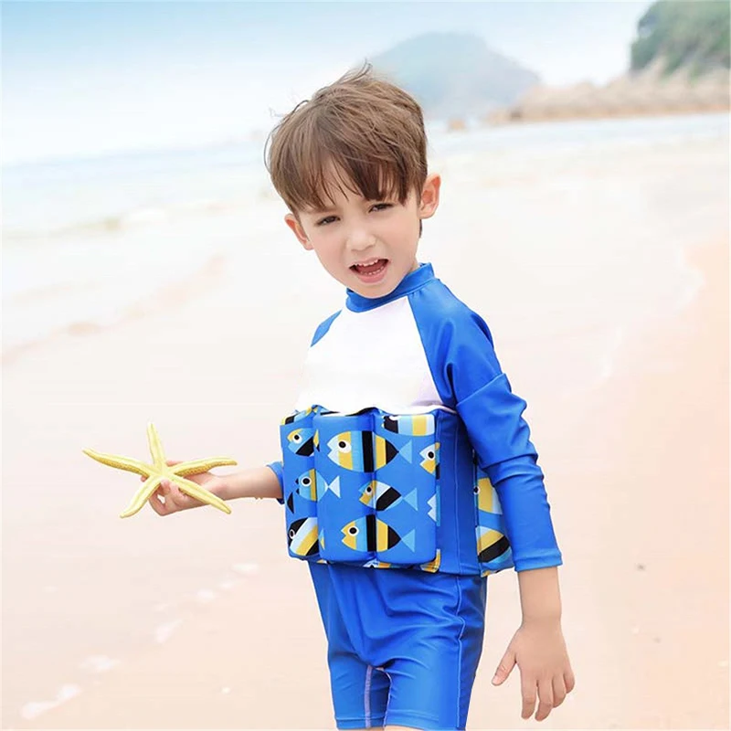 New Design Hot Kid Float Suit Swimming Floating Vest for Kids Swimsuit Swimwear Summer Girl Swim