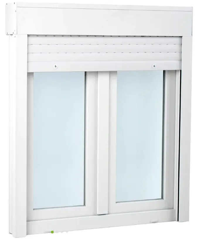 French Style Residential PVC Windows Double Pane Window