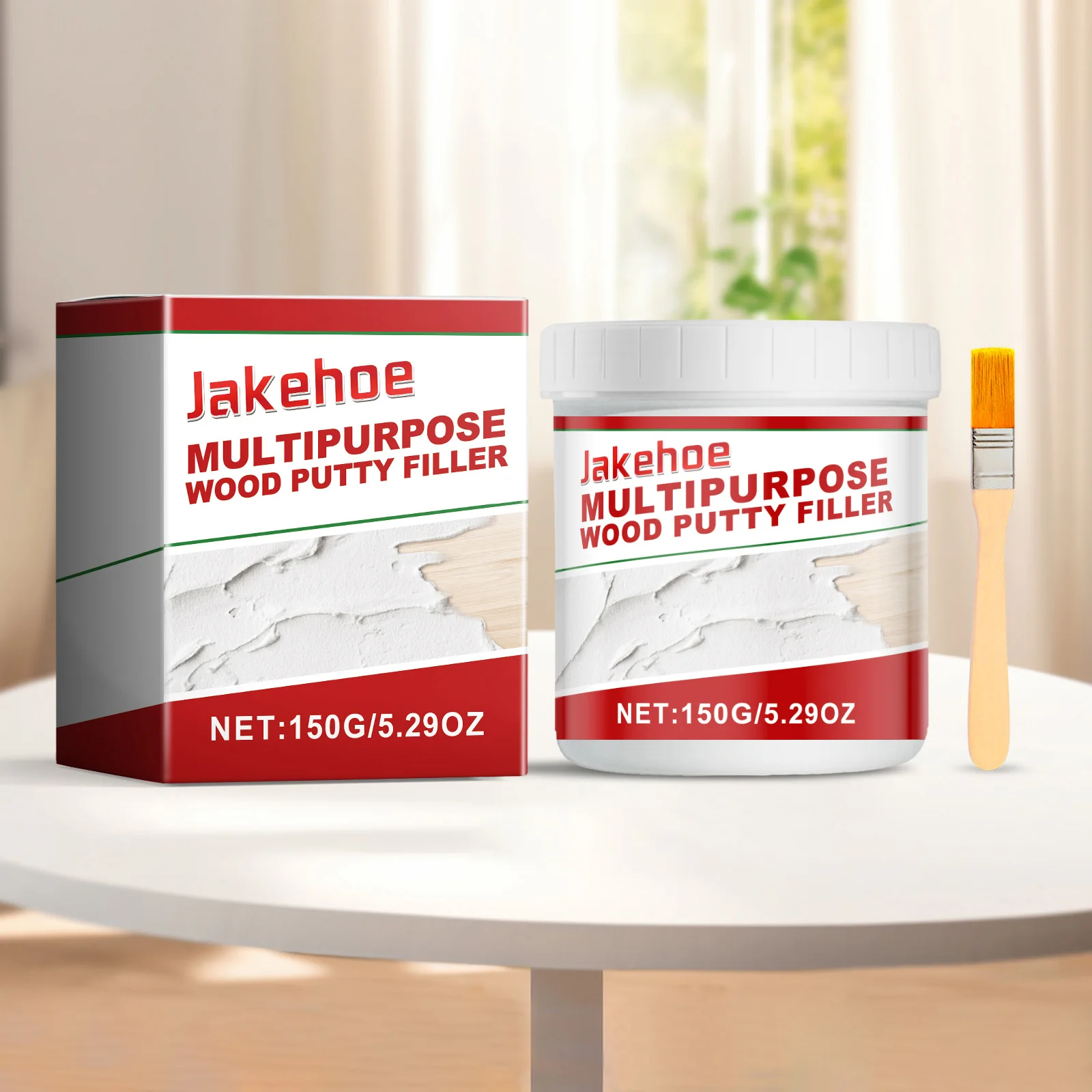 Jakehoe оптовая продажа деревянный наполнитель многофункциональная мебельная паста