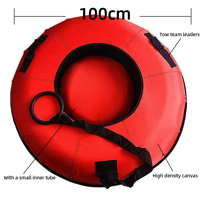Durable Ski Resort ski slope with handle adult Sports Fun custom color Winter snow tube adult