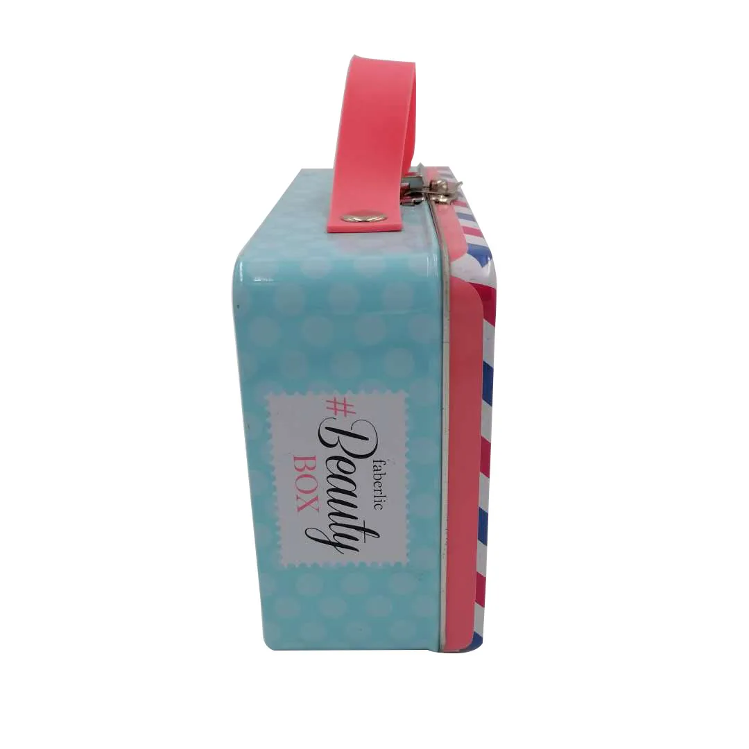 Popular rectangular Lunch tin box with handle