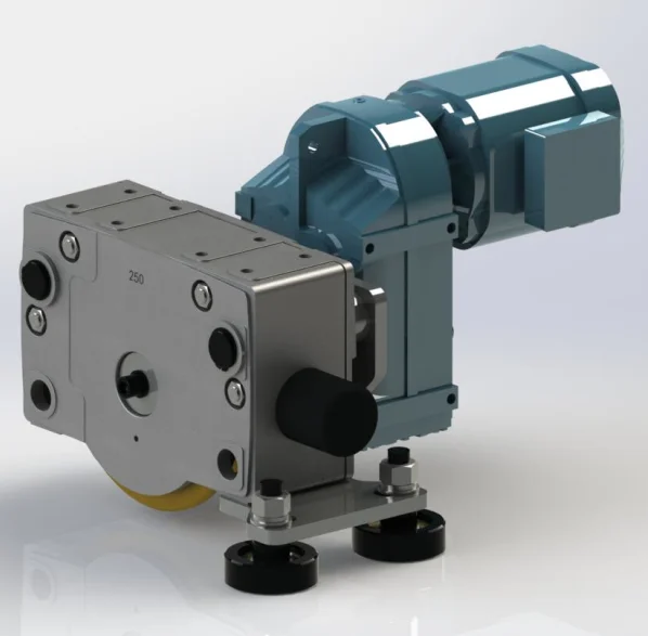 DRS wheel block components for travel units with wheel crane drive system 160MM