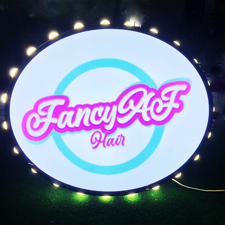Custom Retail Store Front Light Board Marker 3D Sign Outdoor Light Box Advertising Sign  LED Light Box Lightbox
