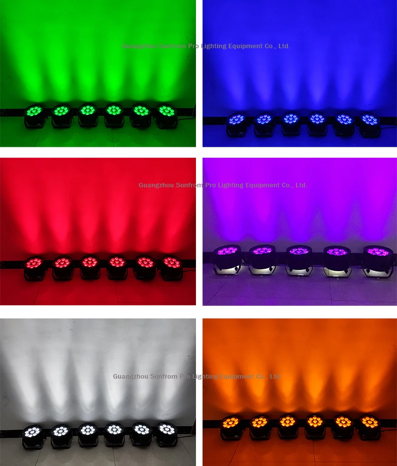 9 *18W Hot Selling Stage Light Warm White Led Par High Quality China Led Stage Light